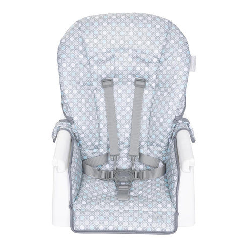 Baby Trend Space-Saving Booster High Chair - Pebblestone Aqua