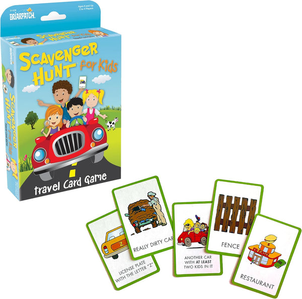 Briarpatch Travel Scavenger Hunt Card Game for Kids, Activities for Family Vacations,