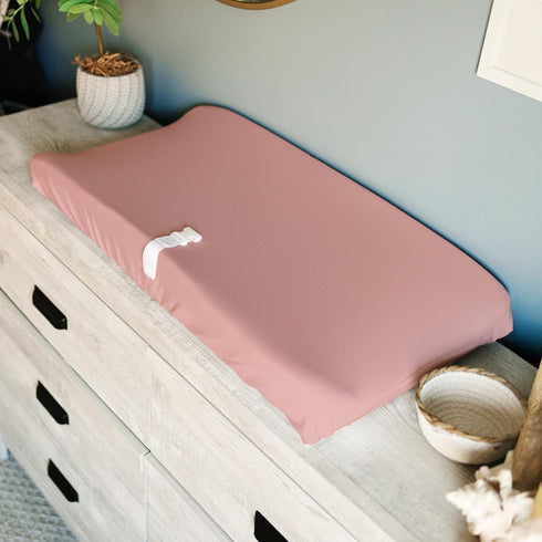 2-Pack Sorrel + Fern Baby Changing Pad Cover for Girls (Juliette) - Premium Fitted Sheets Baby Diaper Changing Table