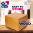 LOLO TOYS 8 8 Inch, 1500 Premium Wooden Puzzle Trays Stackable x Sort up to Pieces Durable Sorting Tray Organizer