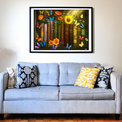 Think2Master 500 13+ 26.8 18.9 Enchanted Library Pieces Very Large Pieces Jigsaw Puzzle: Adults & Seniors. Magical