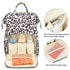 Yusudan Backpack Leopard Diaper Bag for Baby Boys Girls, Waterproof Large Nappy Bags for Mom & Dad