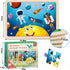 Wooden Puzzles for Kids Ages 4-6, 6 Packs 30 PCs Jigsaw Puzzles for Learning Educational Toys for Boys and Girls