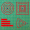 Area of Effect Spell Templates Set of 15, Acrylic AOE Damage Marker Tabtop RPG Gaming Accessories for D&D