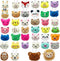 40 PCS Mini Animal Plush Toys Set, Cute Small Stuffed Toy Keychains for Party Favors and Goody Bags