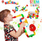 ZOZOPLAY STEM Toys Tube Locks, 72 Piece Educational Building Block Set with Wheels for Boys Girls