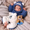 BABESIDE Lifelike Reborn Baby Dolls Boy - 17 Inch Handmade Realistic Baby
