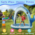 360 Spray,4 Summer 3-8 Gleamkid Giant Shark Sprinkler for Kids - Inflatable Water Toys Splash Pad with PCS Plastic Toss