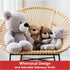 1 13.5 GUND Fuzzy Teddy Bear, Premium Stuffed Animal for Ages and Up, Gray
