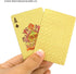 EAY Gold Waterproof Playing Cards - Perfect for Parties and Outdoor Fun