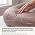 Lopecom Pregnancy Inflatable Pillow with a Hole, Prone Support Maternity Air Mattress with Pump, Supportive PVC