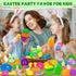 36 Pack 4 Prefilled Easter Eggs with Toys, Bulk Mix Sizes Plastic Easter Eggs with Toys Inside, Surprise Eggs