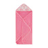 3 Pack GS71730 Cudlie Buttons & Stitches Baby Girl Rolled/Carded Hooded Towels in Bless This Baby Print