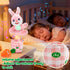 60+ Cessfle Talking Dancing Easter Bunny Plush, Easter Basket Stuffers Toddler Girl Boy, Volume Adjustable Glowing
