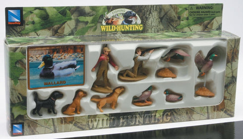 Wild Hunting Playset Assorted - You May Receive Walleye, Elk, Mallard, Antelope, Turkey, Moose, Deer, or Pheasant