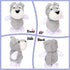 Hopearl Talking Schnauzer Plush Toy, Singing Dog that Repeats What You Say, 8'' Gift for Toddlers