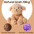 Gudisi Microwavable & Weighted Dog Stuffed Animals for Warmth & Comfort, Heatable Lavender Scented Cute Soft Plushie