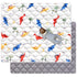 Odorless Premium Foam Baby Play Mat 79" x 71", Soft Microfiber Fabric