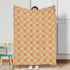 Summer 60x80 Cute Orange Sweet Baby Blankets for Girl Boy Orange Cream Party Swaddle Blankets Tropical Fruits Soft