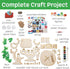 Creativity for Kids Build and Grow Tree House Craft Kit - Treehouse Playset Toy for Boys and Girls