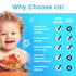 Aquatopia Fergus Frog Baby Bath Thermometer Floating Toy, Digital Audible Alarm, Orange, Baby Bath Essentials