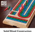 Mainstreet Classics Traditional Wooden Cribbage Board Game Set