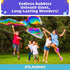 Giant Bubble Wands, Outdoor Toys for Kids with Large Blowing Rings Shapes Set for Big Soap Bubbles
