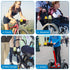 Accmor Double Cup Holder for Stroller, Universal Bike Cup Holder, 2-in-1 Cup and Phone Holder for Stroller, Wheelchair