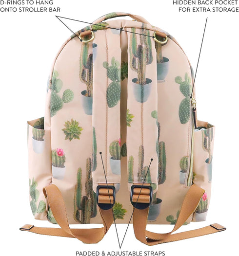 Backpack Backpack TWELVElittle Midi Go Diaperbag with Changing Pad, Diaper Bag for Moms or Dads with Insulated Pockets
