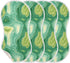 decor gift 4 Pack 22x11in Cotton Burp Cloths Large Soft and Absorbent Honeydew Teal Marble Baby Rags and washcloth
