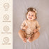 2 Pack (28"x 52", SOULFUL Muslin Crib Sheets for Boys Girls, Soft and Breathable Cotton Fitted Crib Sheets for Standard