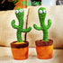 2023 Dancing Cactus Toy Bluetooth, Rechargeable Singing Talking Cactus that Repeats What You Say