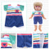 Alive Doll Clothes and Accessories - 6 Sets Baby Doll Clothes Dresses Outfits Include Doll Dresses, Jumpsuit, Swimsuit Dolls Outfits Fit for 12 13 14 14.5 Inch Girl Dolls for Girls Gift Age 5-7 8-10