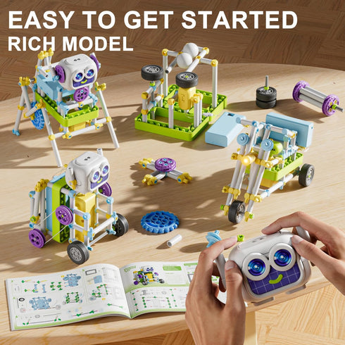 8-13 36-in-1 434 SMILESSKIDDO STEM Toys for Kids Years Old, Robotics Kit with Solar Power & Sensors, Pieces Learning