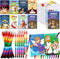 Fulmoon 144 Pcs Christian Mini Coloring Books for Kids Bible Verse Religious