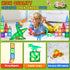 3+ Coodoo Dinosaur Toys Magnetic Tiles - Magnet Building Blocks for Toddler Kids Toys STEM Sensory Outdoor Toy for Year