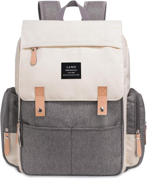 Alexia Land Diaper Bag Backpack Large Capacity for Baby Care Wide Open Design and