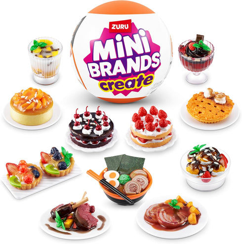 Mini Brands Master Chef Series 1 (2 Pack) - Collect and Create 11 Masterchef Dishes, DIY Resin Play, Non-Edible Collectible
