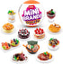 Mini Brands Master Chef Series 1 (2 Pack) - Collect and Create 11 Masterchef Dishes, DIY Resin Play, Non-Edible Collectible