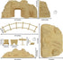 BMC Classic Marx Western Gold Mine Plastic Cowboys Army Men Playset Accessories