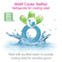 4+ 1-Count MAM Cooler Teether, Girls Months