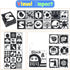 Newborn Toys Black and White Baby Toys 0-3 Months High Contrast Baby Toys for Newborn - High Contrast Baby Soft Book Infant Tummy Time Toys Crinkle Sensory Toys for Brain Development
