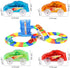 4pcs Tracks Cars Replacement - Light Up Magic Cars for Tracks Compatible with Glow in the Dark Toy Cars