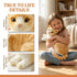 GUDVES 12 Inch Orange Tabby Cat Stuffed Animal Baby Stuffed Animal Cat Plush Toy Shorthair Cat (Orange B)