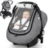 Rquite Car Seat Cover Baby, Carseat Covers Boy Girl, 2 Layers Window