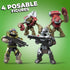 Mega Construx Halo Hijacked Ghost Vehicle, Halo Infinite Construction Set, Building Toys for Kids