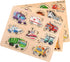 Wooden Puzzles for Kids - Ideal Transport - Travel Wooden Toys for 1+ Year Old - Montessori Educational Toys