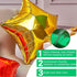 PartyWoo 30pcs 18 Inch Star, Heart & Round Foil Balloons, Perfect for Birthday Parties, Multicolor, Ages All