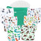 wegreeco Cloth Diapers 6 Pack with 6 Inserts & 1 Wet Bag,
