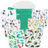 wegreeco Cloth Diapers 6 Pack with 6 Inserts & 1 Wet Bag,